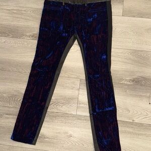 haider ackermann
 Stylish Blue and Black Pants
